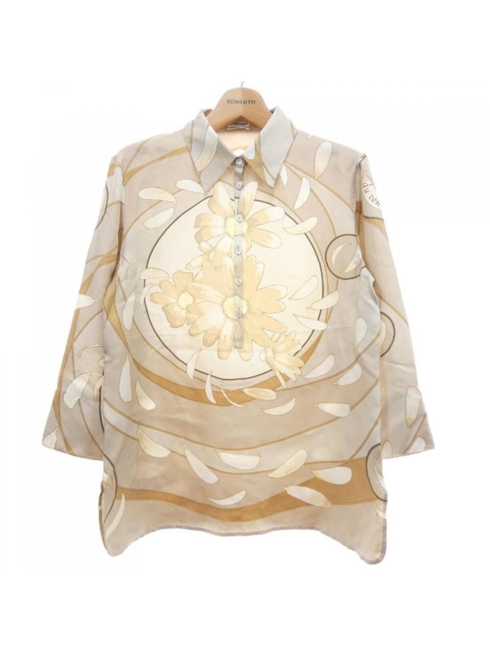 Hermes Vintage AU Gre du Vent Twillaine Shirt